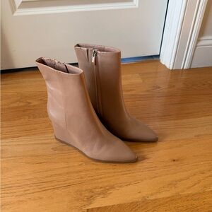 Nordstrom Tan Wedge Bootie